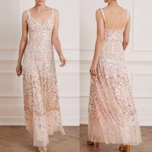 Needle & Thread Patchwork Sequin Cami Gown